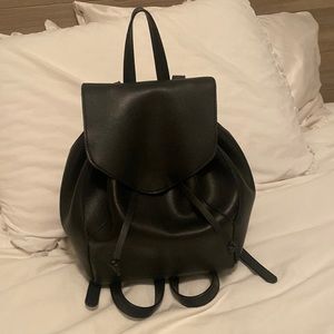 Black Vegan Backpack